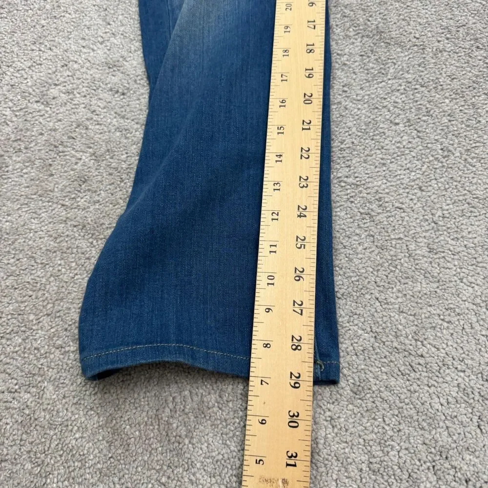 Paige Federal Hammonds Straight Slim Denim Jeans Men 34 Blue Medium Wash Stretch